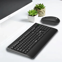 Buy Amaze A744 Probus Palm Comfort Silent Wireless Keyboard & Mouse Combo from Vmart in Pakistan
