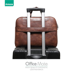 Buy Amaze A920 Office Mate Synthetic Leather Bag from Vmart in Pakistan