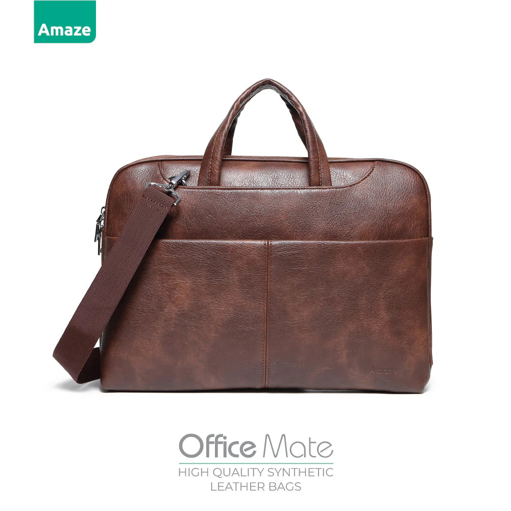 Buy Amaze A920 Office Mate Synthetic Leather Bag from Vmart in Pakistan