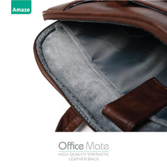 Buy Amaze A920 Office Mate Synthetic Leather Bag from Vmart in Pakistan