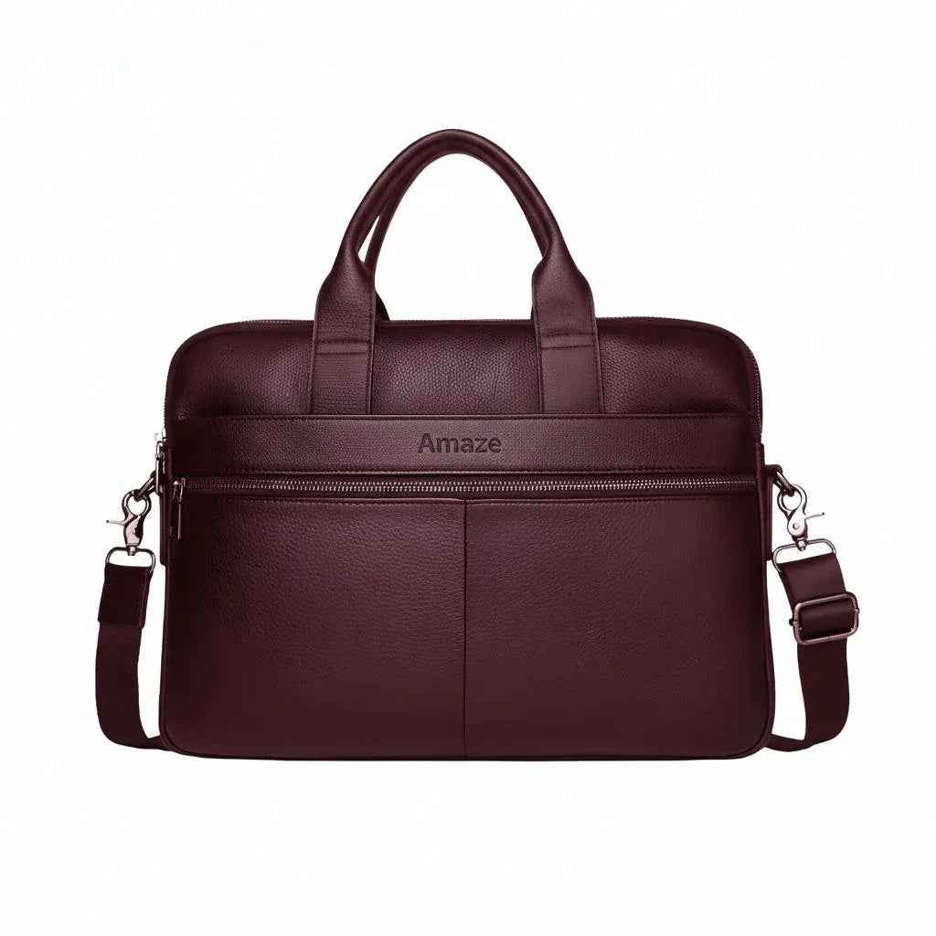 Buy Amaze A925 Executive Original Leather Bag Vmart in Pakistan
