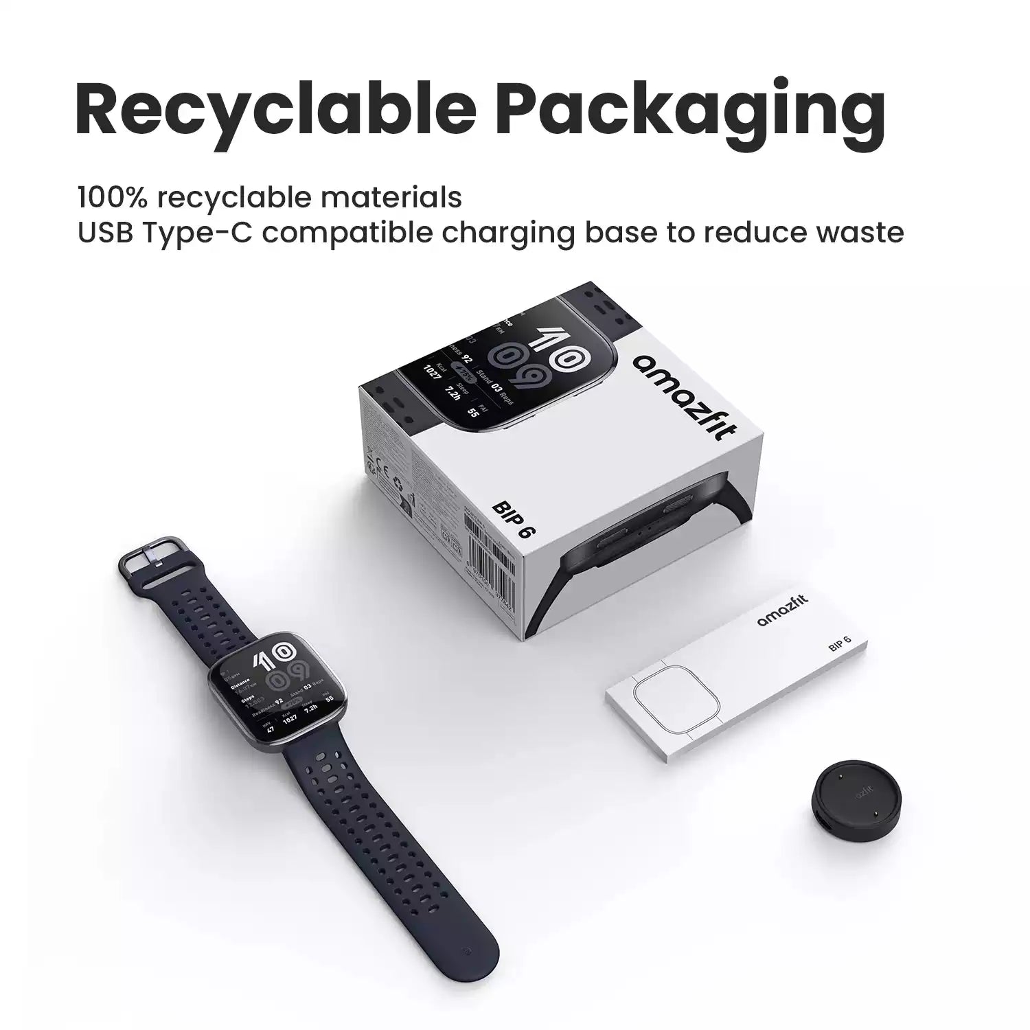 Buy Amazfit Bip 6 Smart Watch Black from Vmart in Pakistan