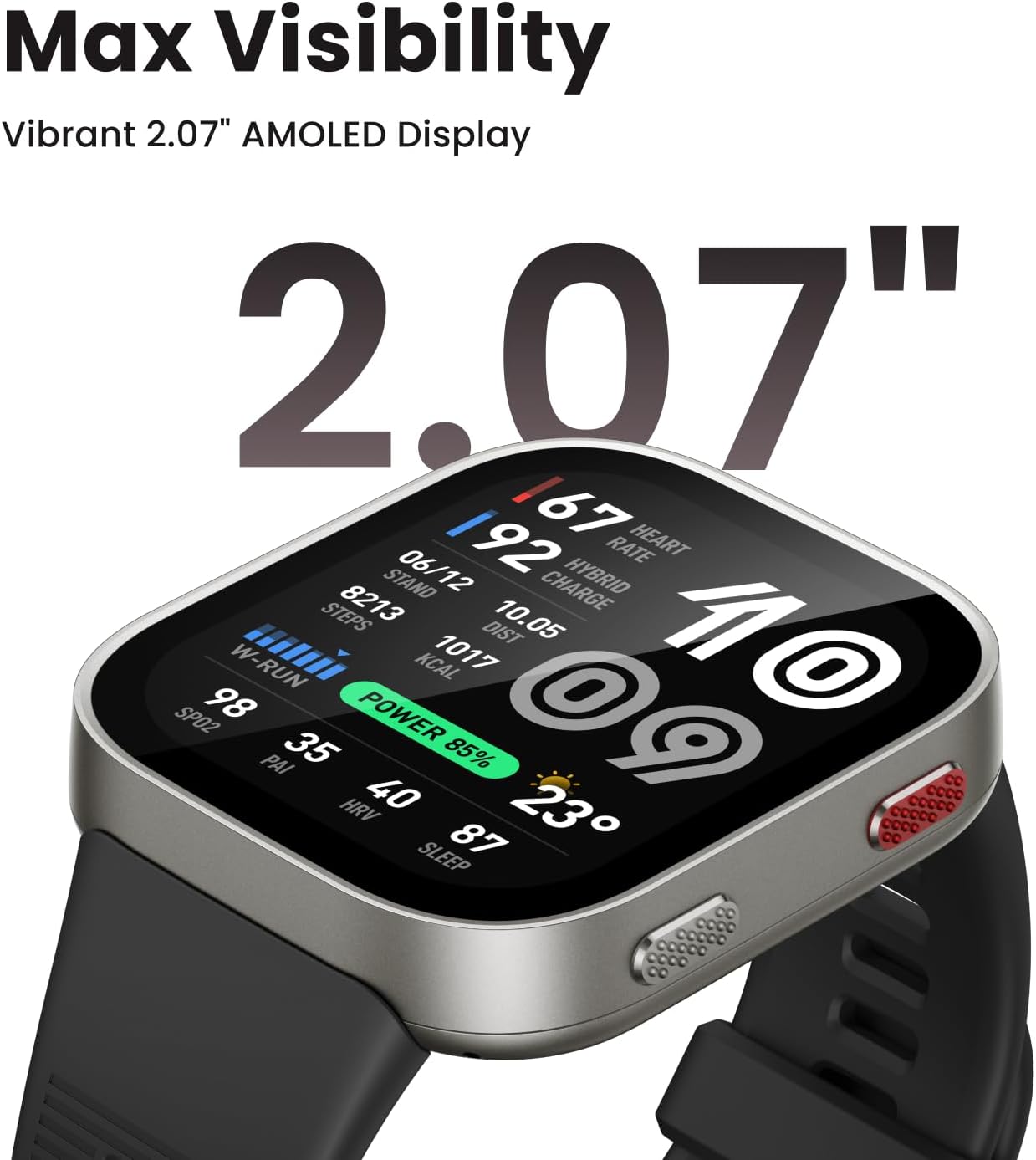Buy Amazfit Bip Max Smart Watch Silver from Vmart in Pakistan