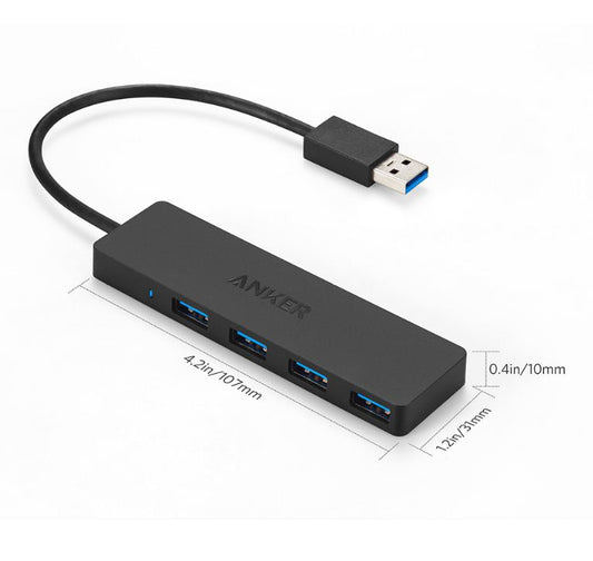Buy Anker 4 Port Ultra Slim USB 3.0 Hub from Vmart in Pakistan