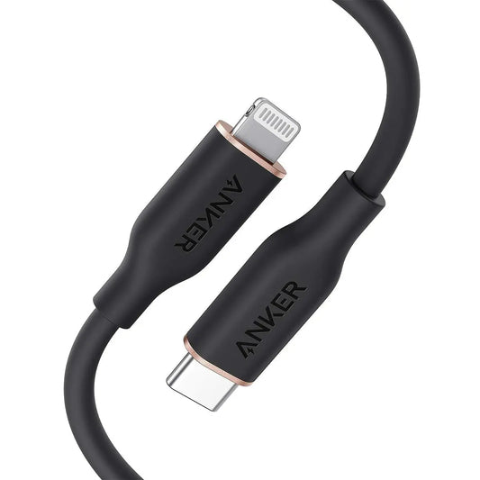Buy Anker 641 PowerLine III Flow USB-C to Lightning Cable 3ft Black from Vmart in Pakistan