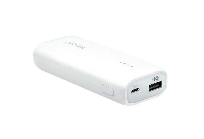 Anker Astro E1 5200mAh Portable Charger (White)