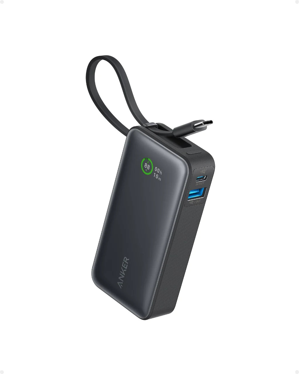 Anker Nano Power Bank (30W Built-In USB-C Cable)