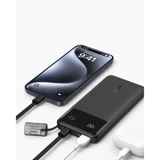 Buy Anker Power Bank Powercore 10000mAh 22.5W Portable Charger with USB C Lanyard Cable from Vmart in Pakistan