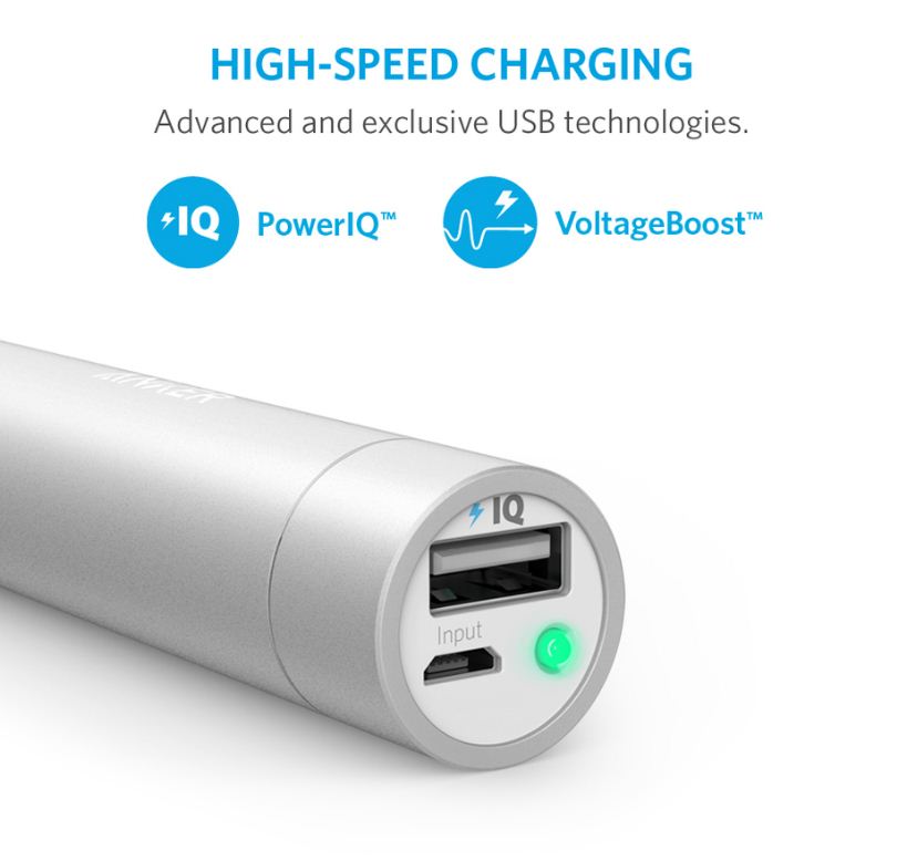 Anker PowerCore+ Mini 3350mAh (Silver)