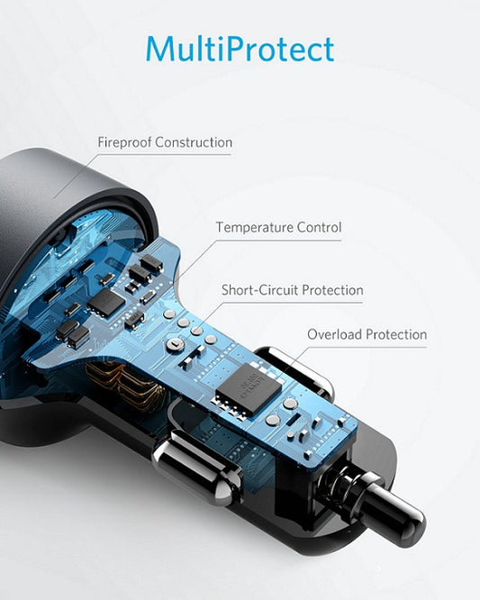 Buy Anker PowerDrive PD+ 2 35W Car Charger from Vmart in Pakistan