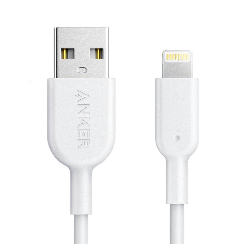 Anker PowerLine II Lightning Cable 3ft - White