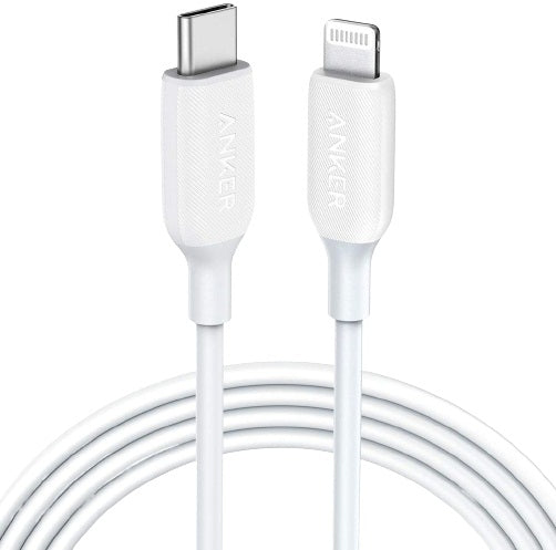 Anker PowerLine III USB C to Lightning (1.8m/6ft) - White