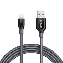 Anker A8122HA2 PowerLine+ Lightning Cable 6ft - Gray