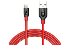 Anker PowerLine+ Lightning Cable 3ft - Red