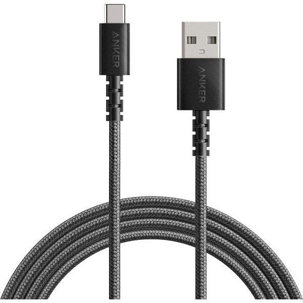 Anker PowerLine Select+ USB A to USB C 2.0 Cable 6ft - Black