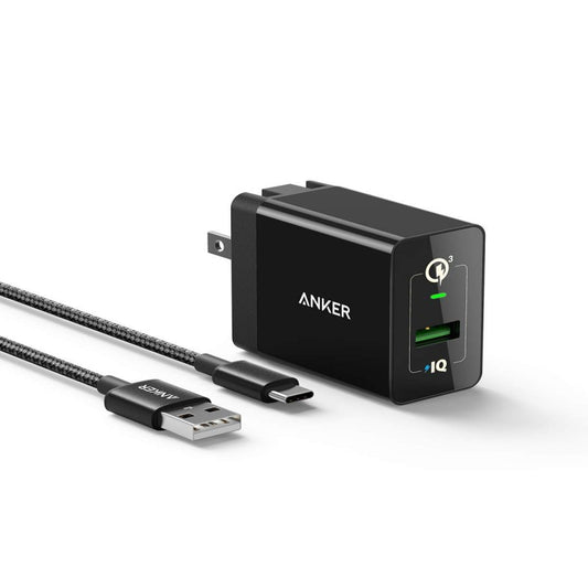 Buy Anker PowerPort+ 1 Quick Charge 3.0 With USB-C Cable from Vmart in Pakistan