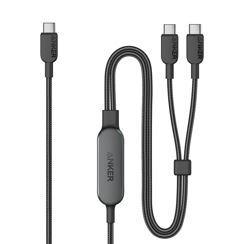Buy Anker 140W 2-in-1 USB-C to USB-C Cable 1.2m Black from Vmart in Pakistan