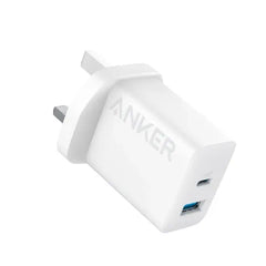 Anker 20W 2-Port Fast Charger 3Pin White