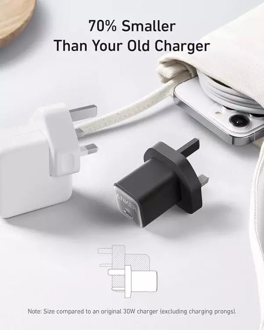 Buy Anker 511 30W Nano 3 Charger UK Black from Vmart in Pakistan