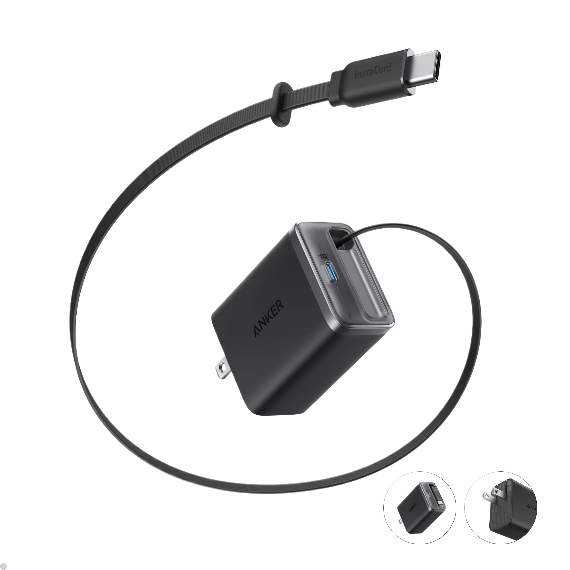 Buy Anker Nano Charger (35W Built-In Retractable USB-C Cable) Vmart in Pakistan