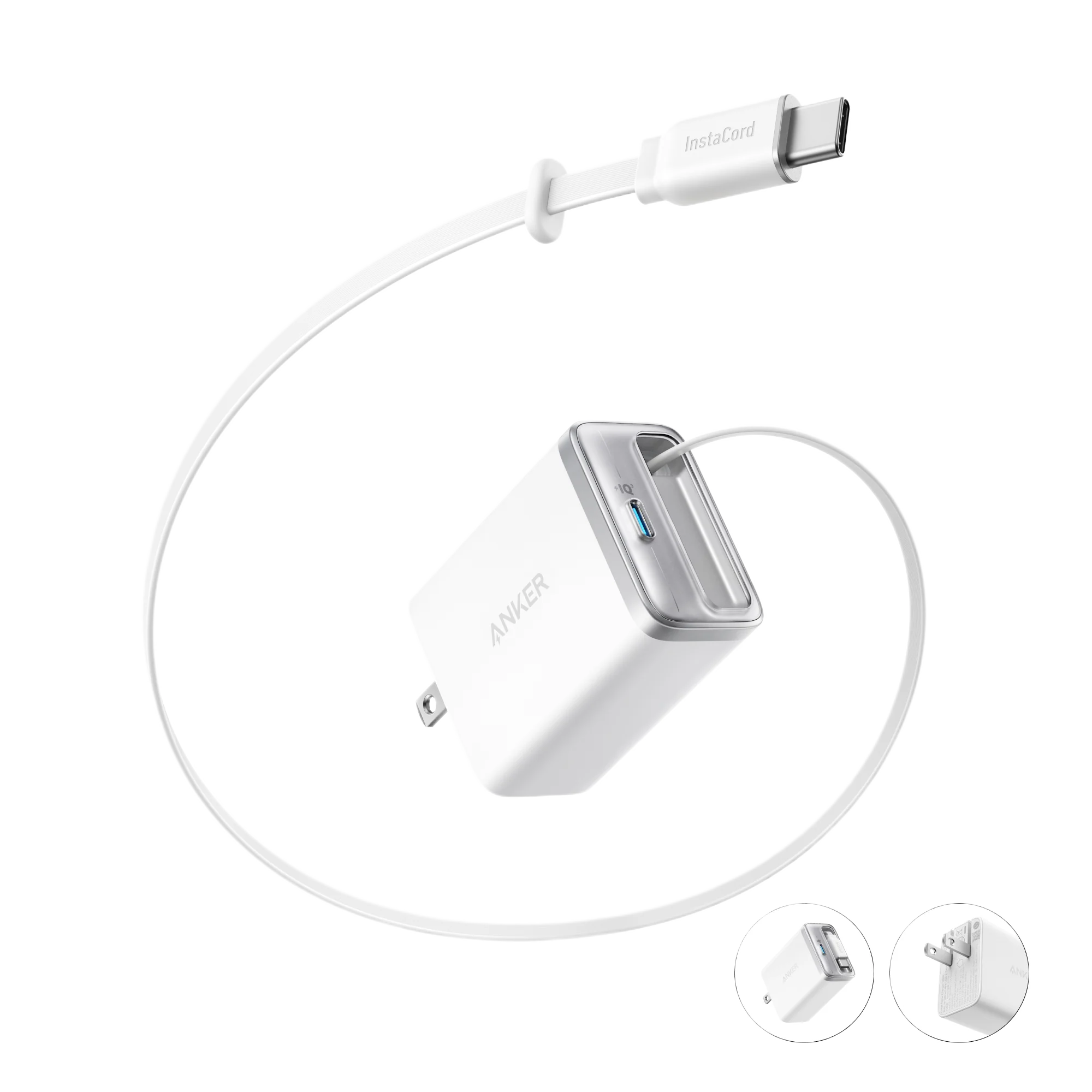 Buy Anker Nano Charger (35W Built-In Retractable USB-C Cable) Vmart in Pakistan
