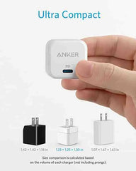 Buy Anker PowerPort III Cube 20W USB-C PD Charger 2-Pin (US) White Vmart in Pakistan