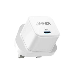 Anker PowerPort III Cube 20W USB-C PD Charger With Charging Cable White