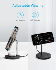 Buy Anker PowerWave 2-in-1 Magnetic Wireless Charging Stand from Vmart in Pakistan