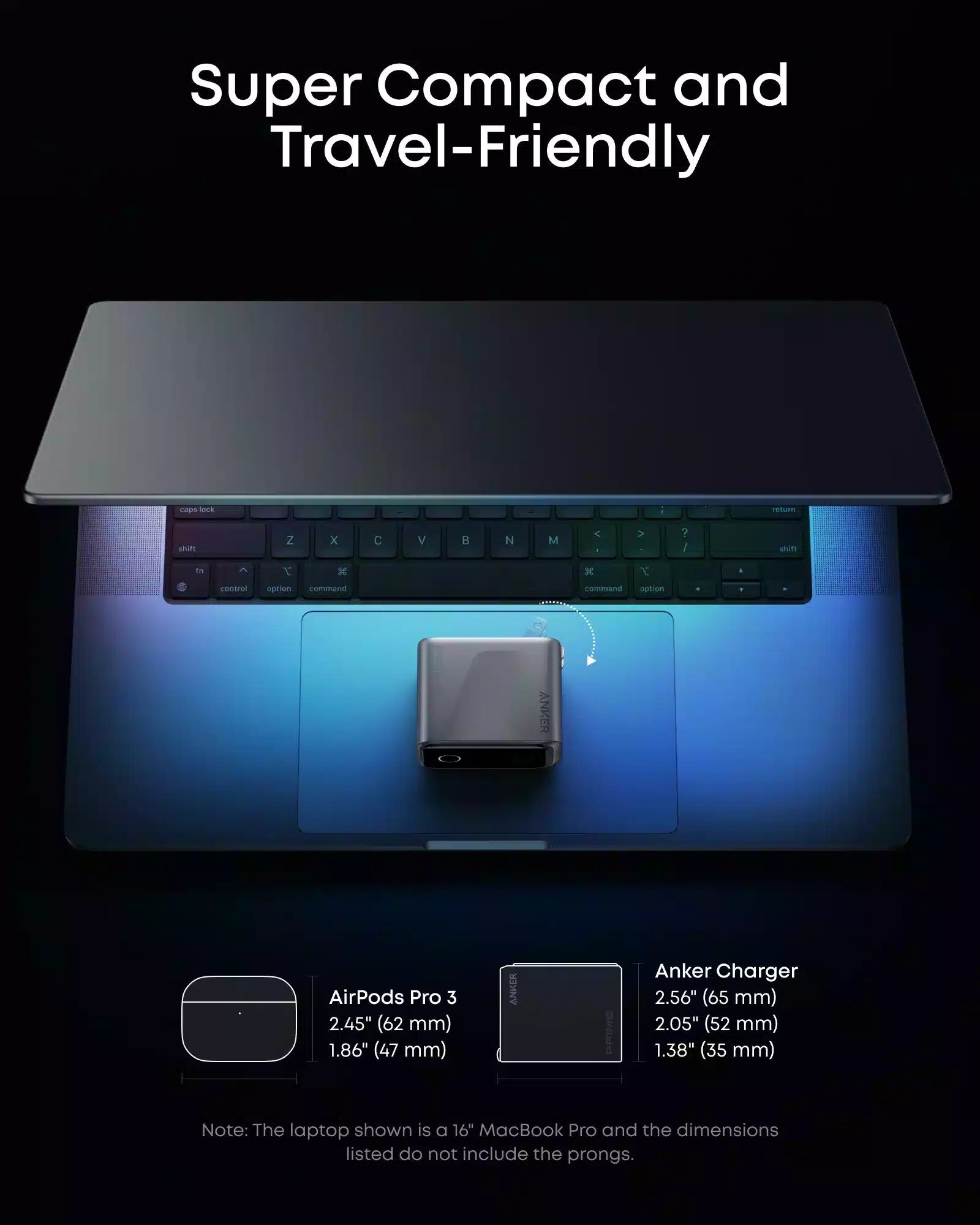Buy Anker Prime Charger (160W, 3 Ports, Smart Display) Vmart in Pakistan