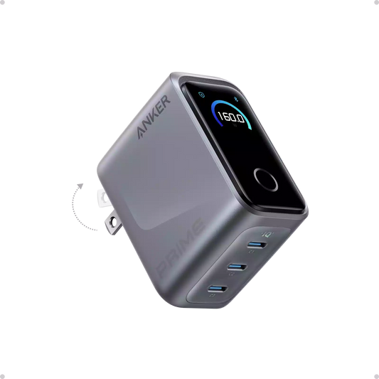Buy Anker Prime Charger (160W, 3 Ports, Smart Display) Vmart in Pakistan