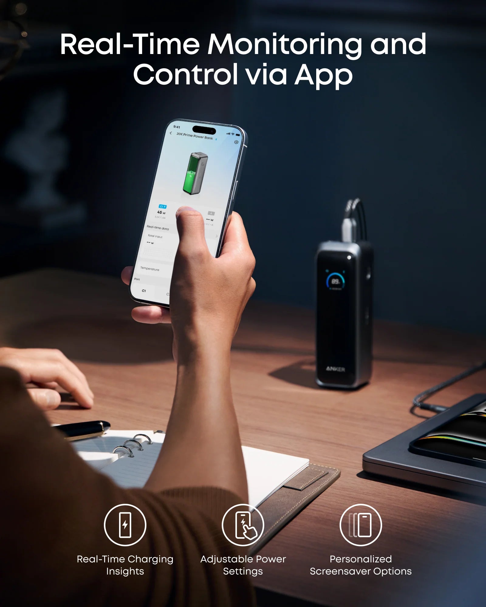 Buy Anker Prime Power Bank (20000mAh 220W) Vmart in Pakistan