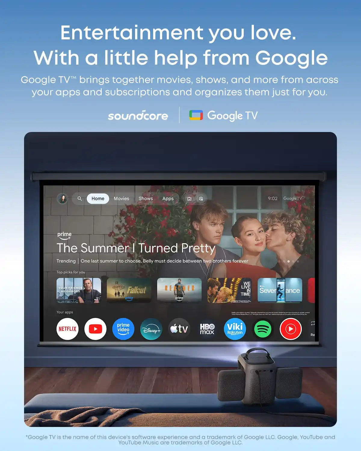 Buy Anker Soundcore Nebula P1i World's First Smart Portable Projector with Flippable Speakers from Vmart in Pakistan