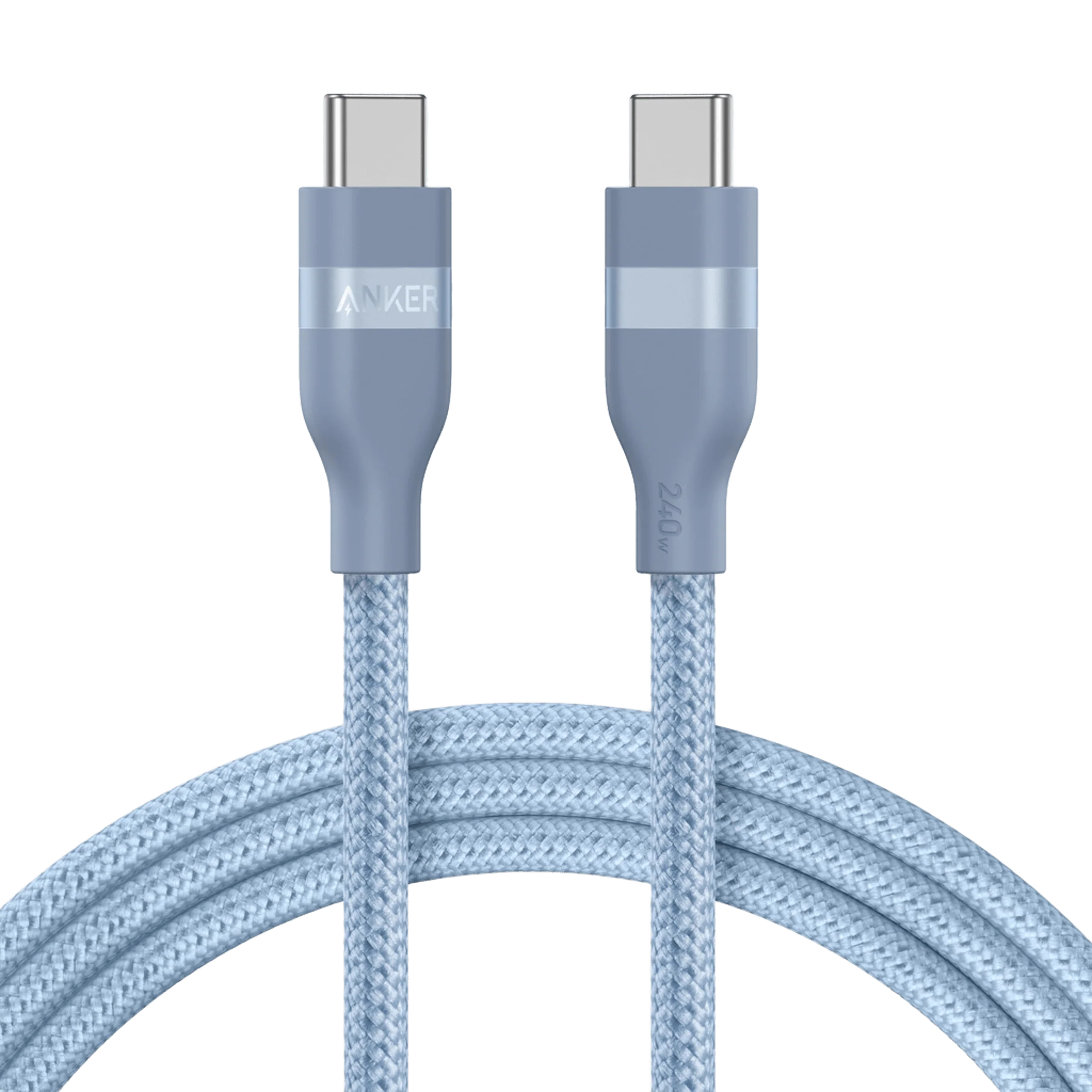 Buy Anker USB-C to USB-C Cable (240W Upcycled-Braided) 6ft Blue from Vmart in Pakistan