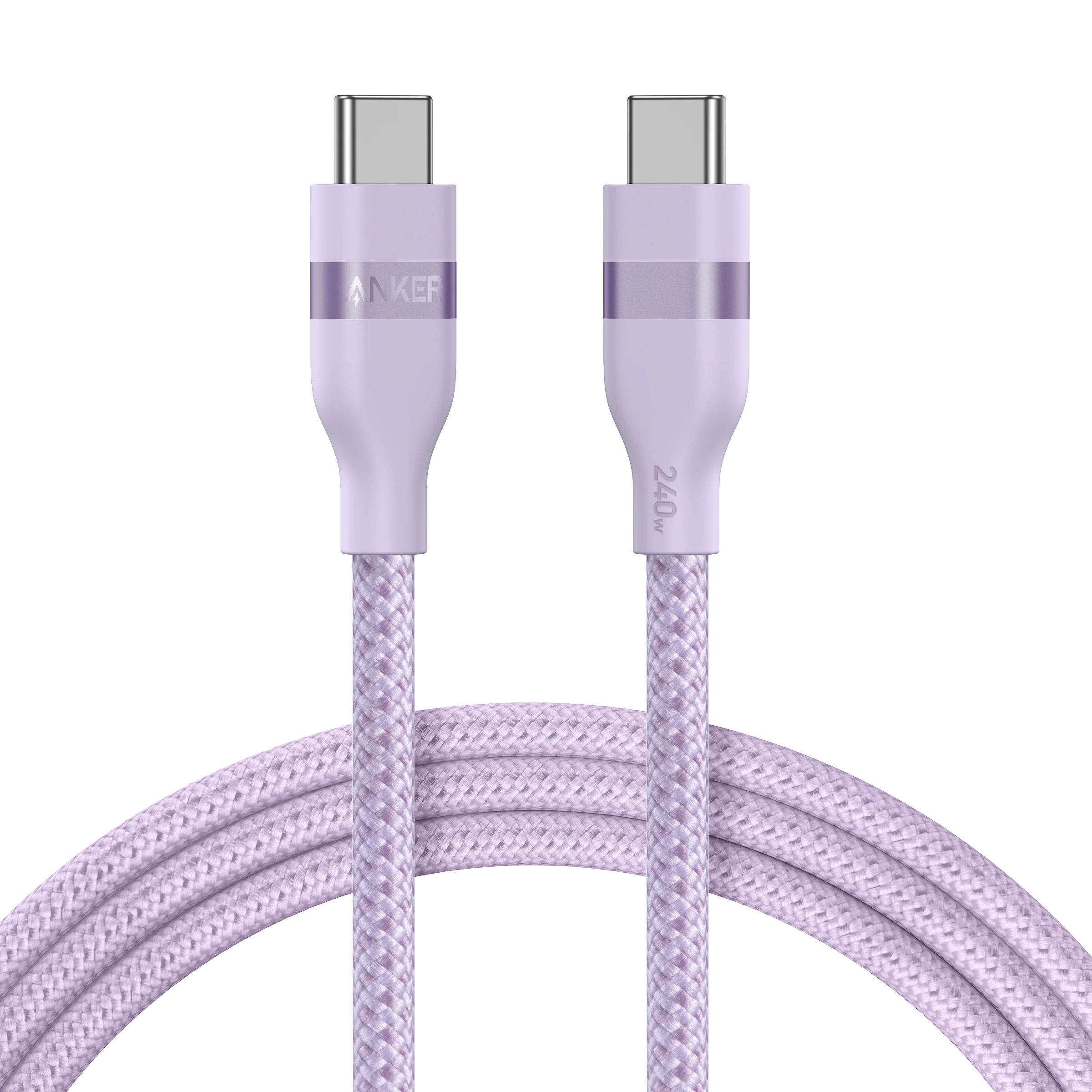 Buy Anker USB-C to USB-C Cable (240W Upcycled-Braided) 6ft Purple from Vmart in Pakistan