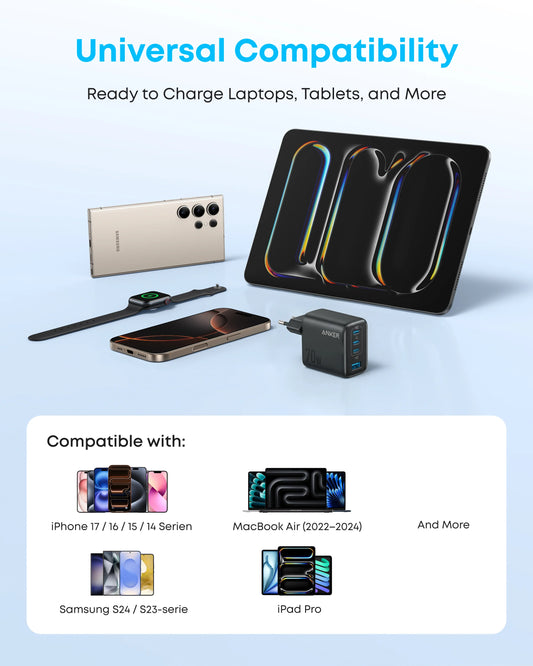 Buy Anker Zolo 70W 4-Port Charger 2-Pin (US) Black Vmart in Pakistan