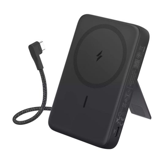 Buy Anker Zolo Magnetic Power Bank (10K 30W Built-in USB-C Cable) Black from Vmart in Pakistan