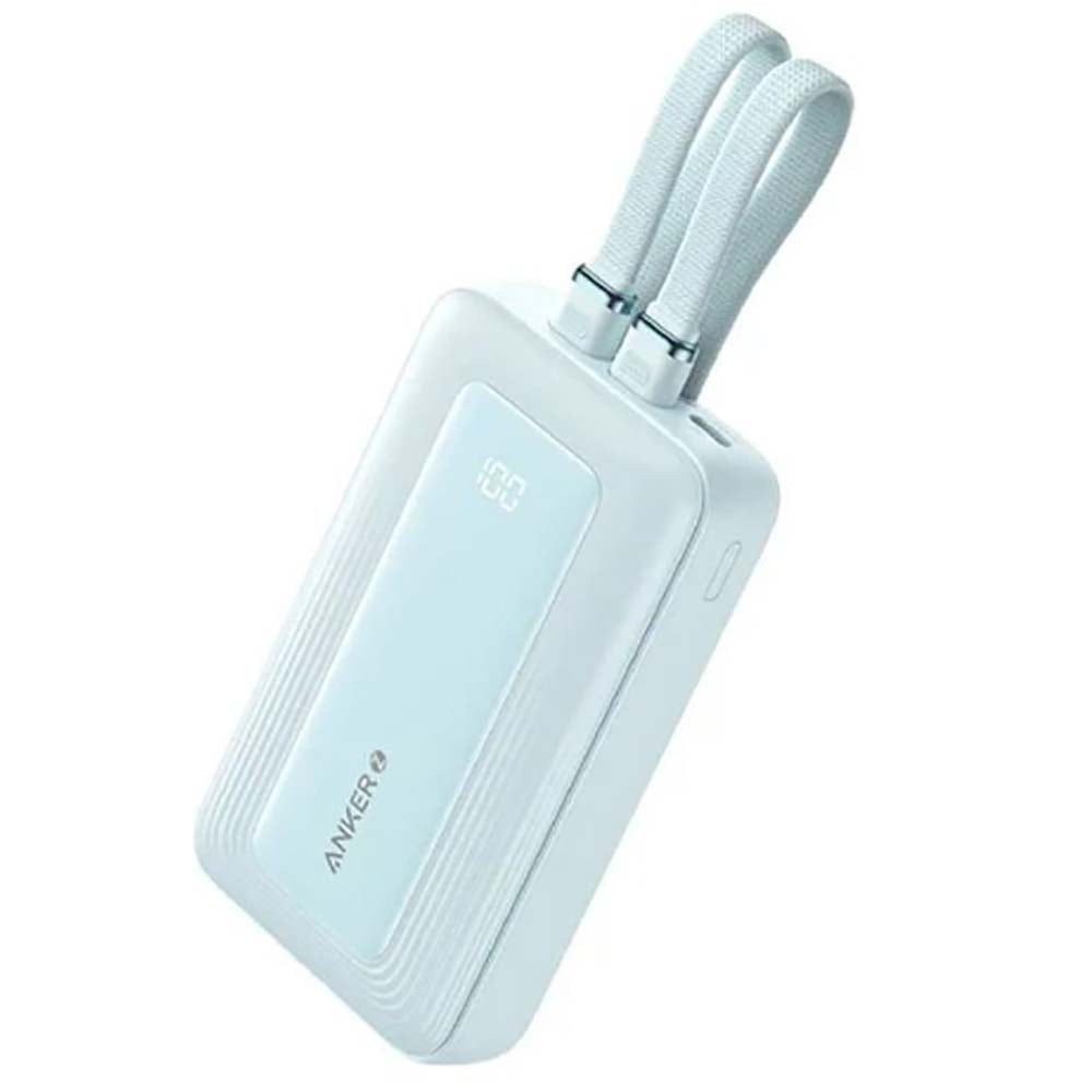 Buy Anker Zolo Power Bank 10000mAh 35W Built-In Dual Type-C Blue Vmart in Pakistan