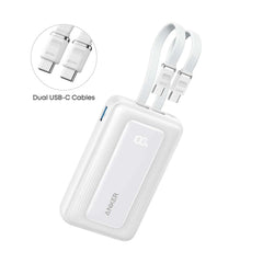 Buy Anker Zolo Power Bank 10000mAh 35W Built-In Dual Type-C White from Vmart in Pakistan