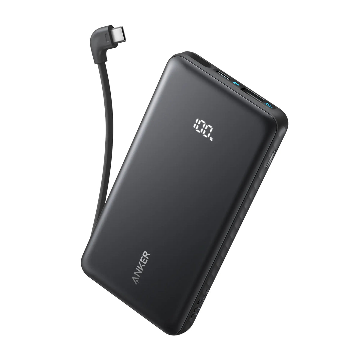 Buy Anker Zolo Powerbank 10000mAh 22.5W Fast Charging Power Bank with Built-in USB-C Cable Vmart in Pakistan