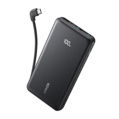 Buy Anker Zolo Powerbank 10000mAh 22.5W Fast Charging Power Bank with Built-in USB-C Cable Vmart in Pakistan