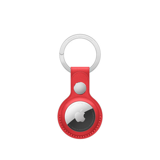 Buy Apple AirTag Leather Key Ring - Red from Vmart in Pakistan
