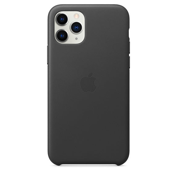 Apple iPhone 11 Pro Leather Case-Black