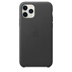 Apple iPhone 11 Pro Leather Case-Black