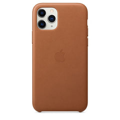 Apple iPhone 11 Pro Leather Case-Saddle Brown