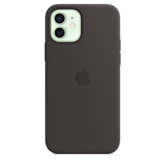 Buy Apple iPhone 12 | 12 Pro Silicone Case with MagSafe - Black from Vmart in Pakistan