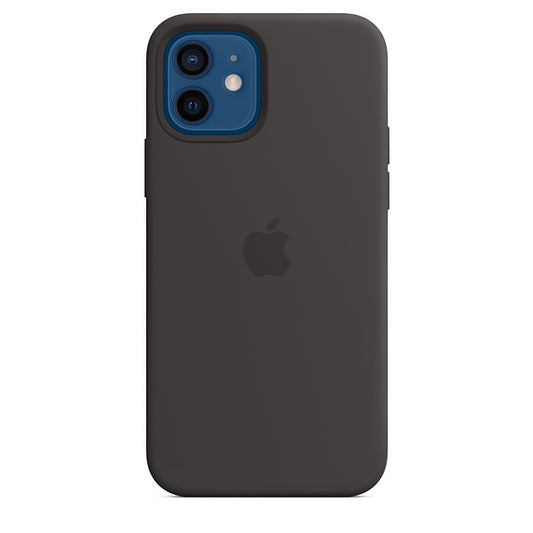 Buy Apple iPhone 12 | 12 Pro Silicone Case with MagSafe - Black from Vmart in Pakistan