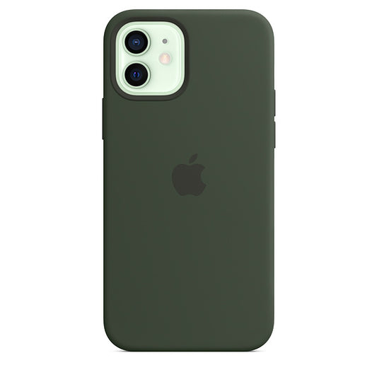 Buy Apple iPhone 12 | 12 Pro Silicone Case with MagSafe - Cyprus Green from Vmart in Pakistan