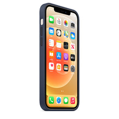 Buy Apple iPhone 12 | 12 Pro Silicone Case with MagSafe - Deep Navy from Vmart in Pakistan