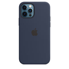 Buy Apple iPhone 12 | 12 Pro Silicone Case with MagSafe - Deep Navy from Vmart in Pakistan