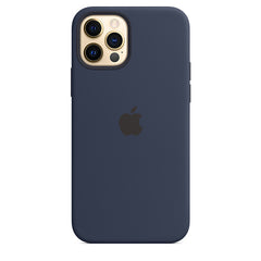 Buy Apple iPhone 12 | 12 Pro Silicone Case with MagSafe - Deep Navy from Vmart in Pakistan